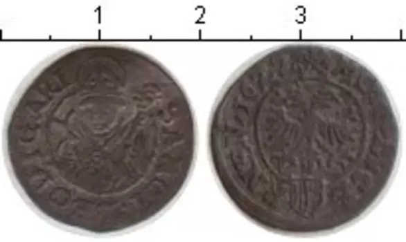Монета шиллинг Швейцарии 1622 года Серебро Кантон Люцерн