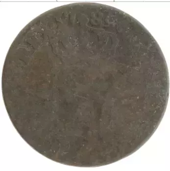Монета соль Франции 1789 года Медь Людовик XVI
