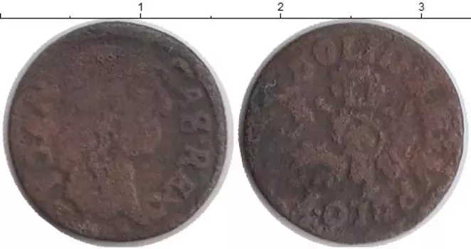 Монета солид Польши Медь