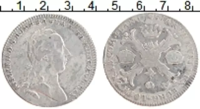 Монета талер 1786 года Серебро Иосиф II