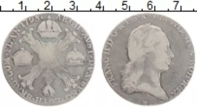 Монета талер 1795 года Серебро Н