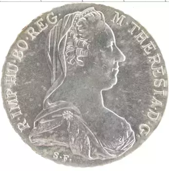 Монета талер Австрии 1780 года Серебро Мария Терезия