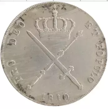Монета талер Баварии 1810 года Серебро Максимилиан Иосиф