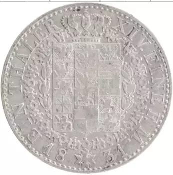 Монета талер Пруссии 1831 года Серебро A