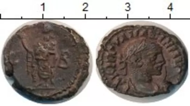 Монета тетрадрахма Александрии Бронза