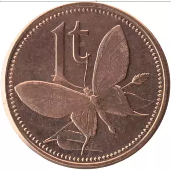 Монета тоа Папуа-Новой Гвинеи 2004 года Бронза