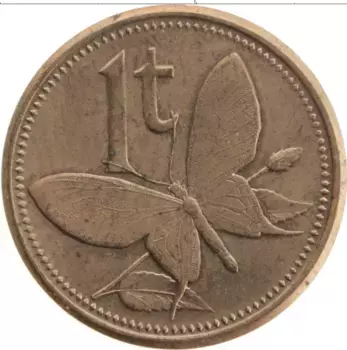 Монета тоа Папуа-Новой Гвинеи 2004 года Бронза