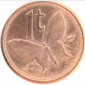 Монета тоа Папуа-Новой Гвинеи 2004 года Бронза