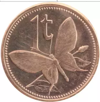 Монета тоа Папуа-Новой Гвинеи 2004 года Бронза