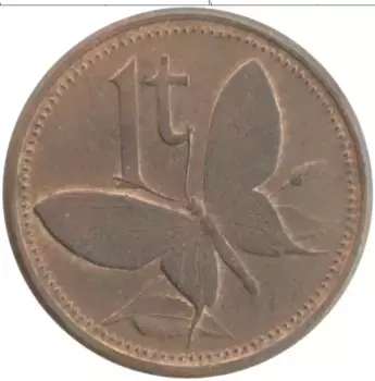 Монета тоа Папуа-Новой Гвинеи 2004 года Бронза