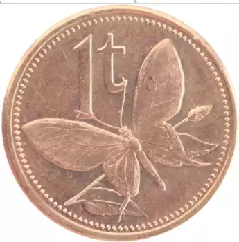 Монета тоа Папуа-Новой Гвинеи 2004 года Бронза