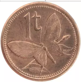 Монета тоа Папуа-Новой Гвинеи 2004 года Бронза