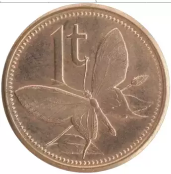 Монета тоа Папуа-Новой Гвинеи 2004 года Бронза