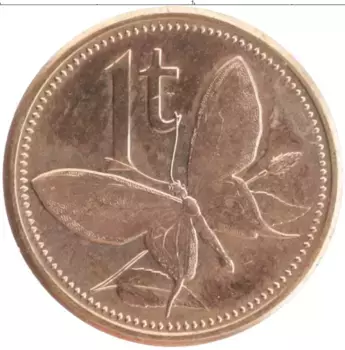 Монета тоа Папуа-Новой Гвинеи 2004 года Медь