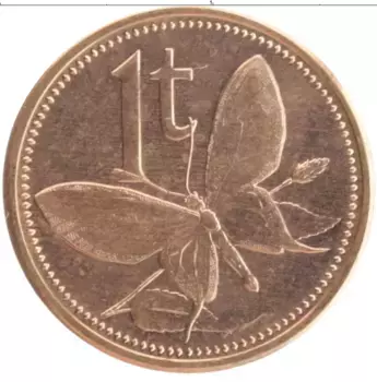 Монета тоа Папуа-Новой Гвинеи 2004 года Бронза