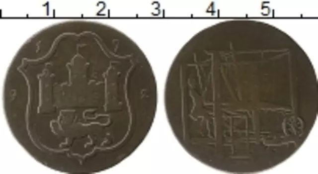 Монета токен Англии 1792 года Медь Токен