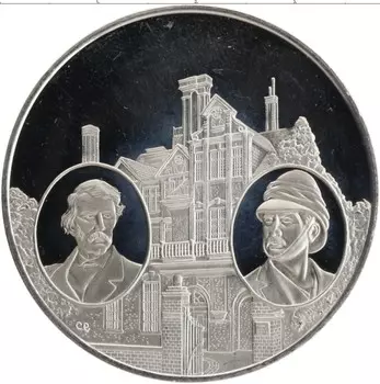 Монета Жетон Америки 1980 года Серебро Монетный двор Франклина