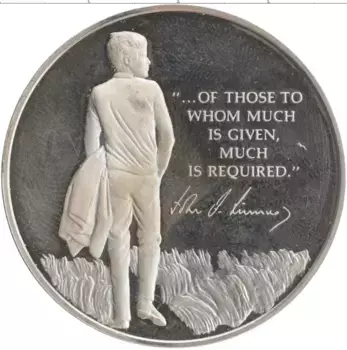 Монета Жетон Америки Серебро Джон Кеннеди