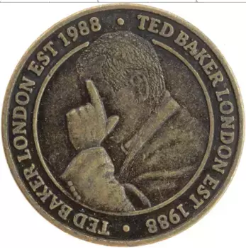 Монета Жетон Англии 1988 года Бронза Тед Бэкер, Лондон