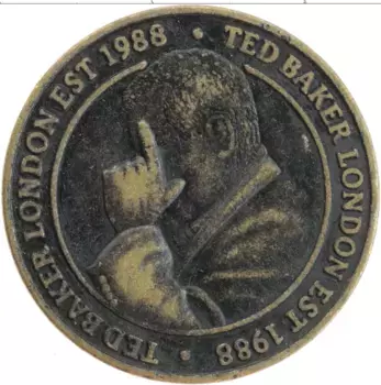 Монета Жетон Англии 1988 года Бронза Тед Бэкер, Лондон