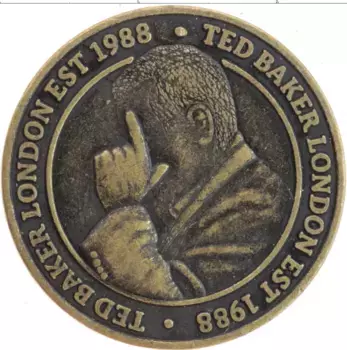 Монета Жетон Англии 1988 года Бронза Тед Бэкер, Лондон