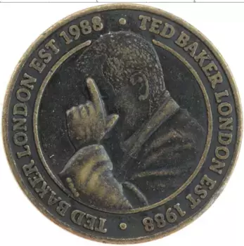 Монета Жетон Англии 1988 года Бронза Тед Бэкер, Лондон