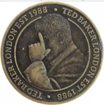 Монета Жетон Англии 1988 года Бронза Тед Бэкер, Лондон