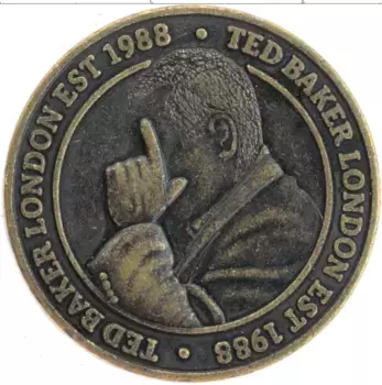 Монета Жетон Англии 1988 года Бронза Тед Бэкер, Лондон