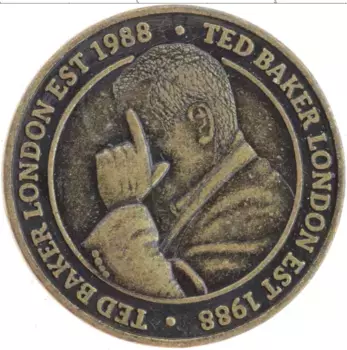 Монета Жетон Англии 1988 года Бронза Тед Бэкер, Лондон