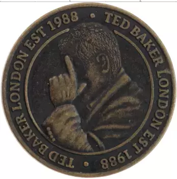 Монета Жетон Англии 1988 года Бронза Тед Бэкер, Лондон
