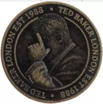 Монета Жетон Англии 1988 года Бронза Тед Бэкер, Лондон