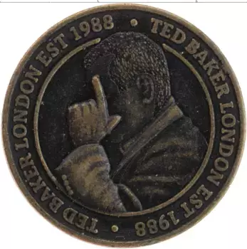 Монета Жетон Англии 1988 года Бронза Тед Бэкер, Лондон