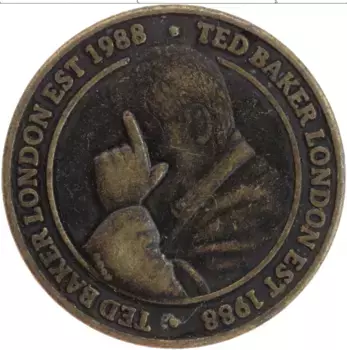 Монета Жетон Англии 1988 года Бронза Тед Бэкер, Лондон
