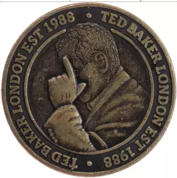 Монета Жетон Англии 1988 года Бронза Тед Бэкер, Лондон