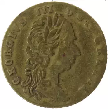 Монета Жетон Англии Латунь Георг III 1788 г