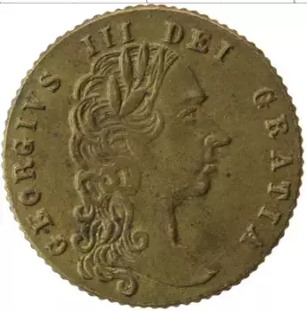 Монета Жетон Англии Латунь Георг III 1788
