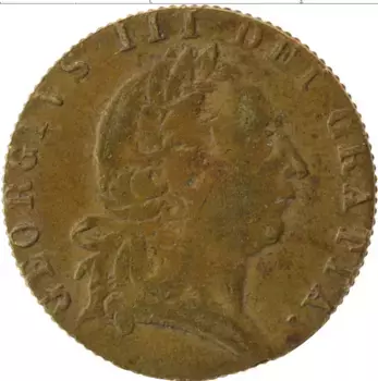 Монета Жетон Англии Латунь Георг III 1790