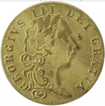 Монета Жетон Англии Латунь Георг III 1797 г