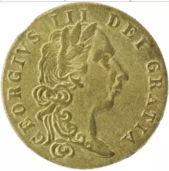 Монета Жетон Англии Латунь Георг III 1797 г