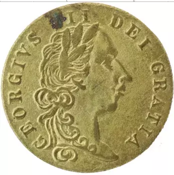 Монета Жетон Англии Латунь Георг III 1797 г