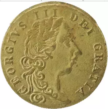 Монета Жетон Англии Латунь Георг III 1797 г
