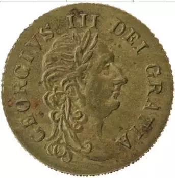 Монета Жетон Англии Латунь Георг III 1797