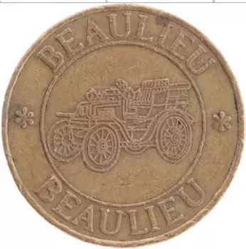 Монета Жетон Англии Латунь Игровой жетон