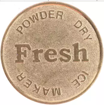 Монета Жетон Англии Латунь Супермаркет