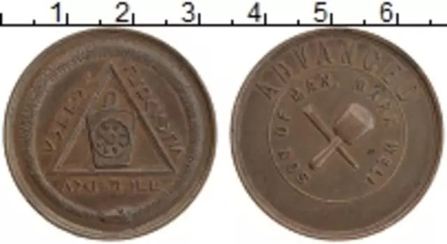 Монета Жетон Англии Медь Для автоматов