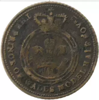 Монета Жетон Англии Медь Виктория