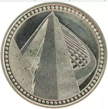 Монета Жетон Англии Медно-никель Башня Spinnaker