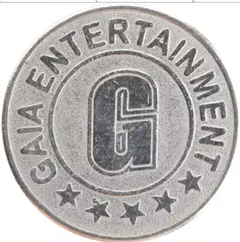 Монета Жетон Англии Медно-никель Gaia entertainment