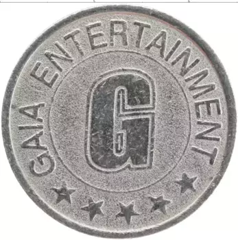 Монета Жетон Англии Медно-никель Gaia entertainment