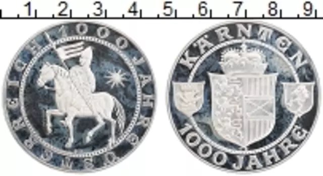 Монета Жетон Австрии Серебро 1000 лет Австрии
